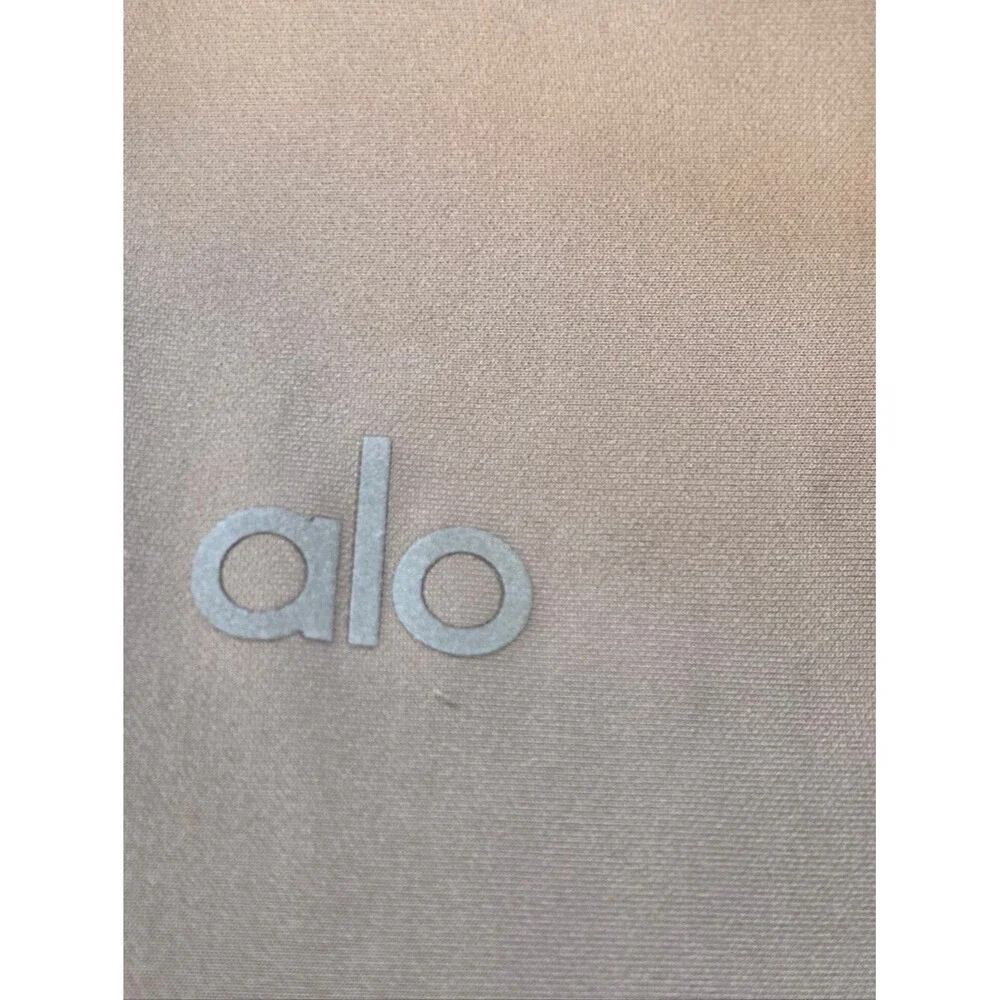 Alo Yoga Airlift 7/8 High Waist Leggings High Waist Taupe Sheen Performance M